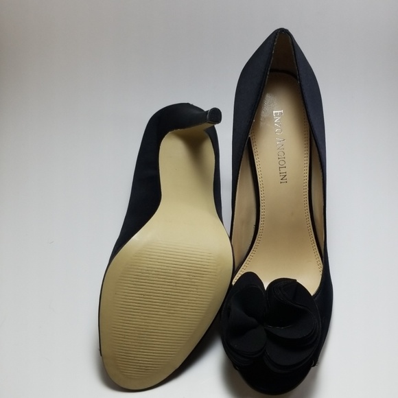 COPY - Black peep toe heels - Picture 3 of 4
